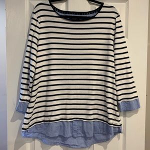 Maine New England Striped Top